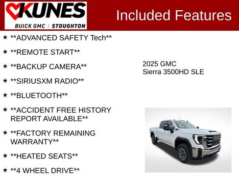 Used 2025 GMC Sierra 3500 SLE w/ SLE Convenience Package AWD/4WD image 2