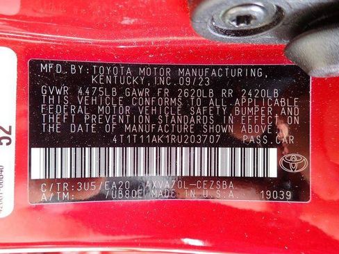 Certified 2024 Toyota Camry SE w/ Cold Weather Package FWD image 13