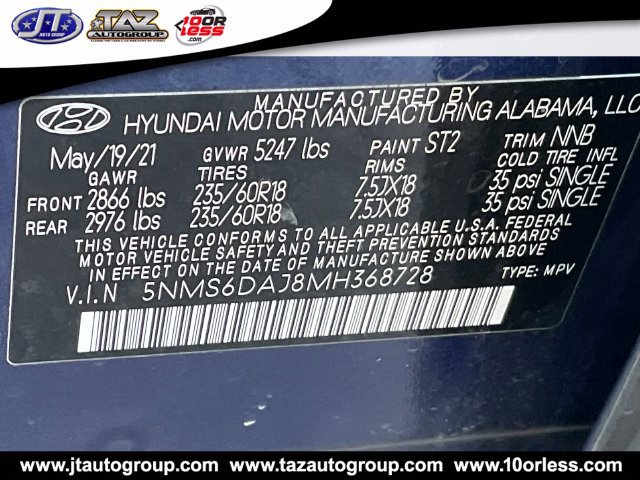 Used 2021 Hyundai Santa Fe SEL w/ Convenience Package AWD/4WD image 20