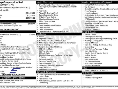 Used 2022 Jeep Compass Limited w/ Sun and Sound Group image 39