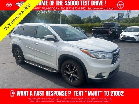 Used 2016 Toyota Highlander XLE w/ Protection Package #3 AWD/4WD image 1