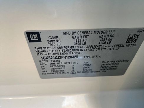 Used 2015 GMC Yukon XL Denali w/ Touring Package image 77