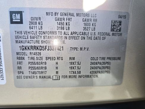 Used 2015 GMC Acadia SLT image 15