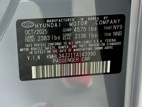 New 2026 Hyundai Sonata SEL FWD image 35
