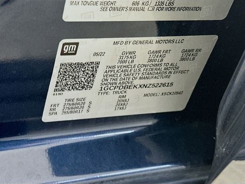 Used 2022 Chevrolet Silverado 1500 Custom w/ LPO, Dark Essentials Package image 36