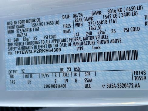 Used 2024 Ford F150 XLT w/ Equipment Group 302A MID image 33