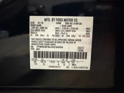 Used 2018 Ford Explorer Limited AWD/4WD image 23