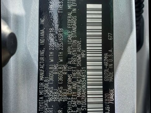 Used 2022 Toyota Highlander XLE FWD image 68