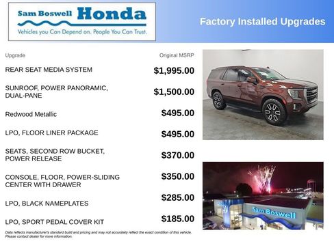 Used 2023 GMC Yukon AT4 w/ LPO, Floor Liner Package AWD/4WD image 4