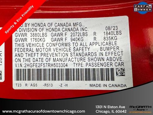Used 2024 Honda Civic Sport image 11