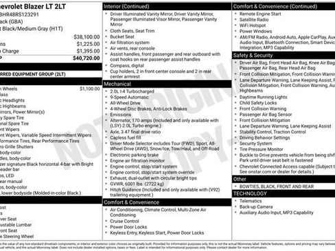 Used 2024 Chevrolet Blazer LT AWD/4WD image 2