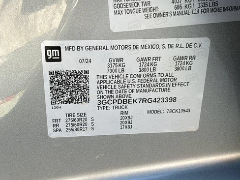 Used 2024 Chevrolet Silverado 1500 Custom AWD/4WD image 39
