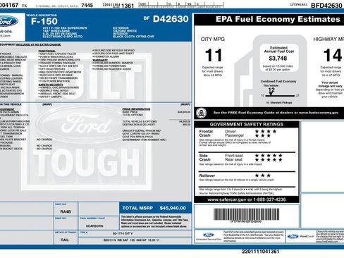 Used 2011 Ford F150 Raptor AWD/4WD image 9