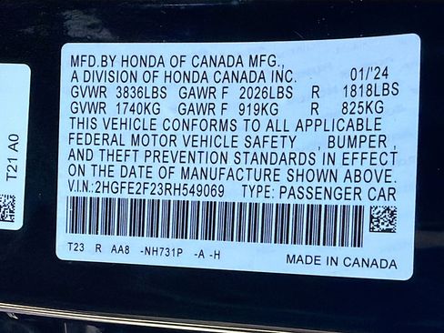 Used 2024 Honda Civic LX image 41