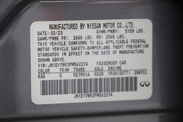 Used 2023 INFINITI Q50 Luxe w/ Cargo Package AWD/4WD image 39