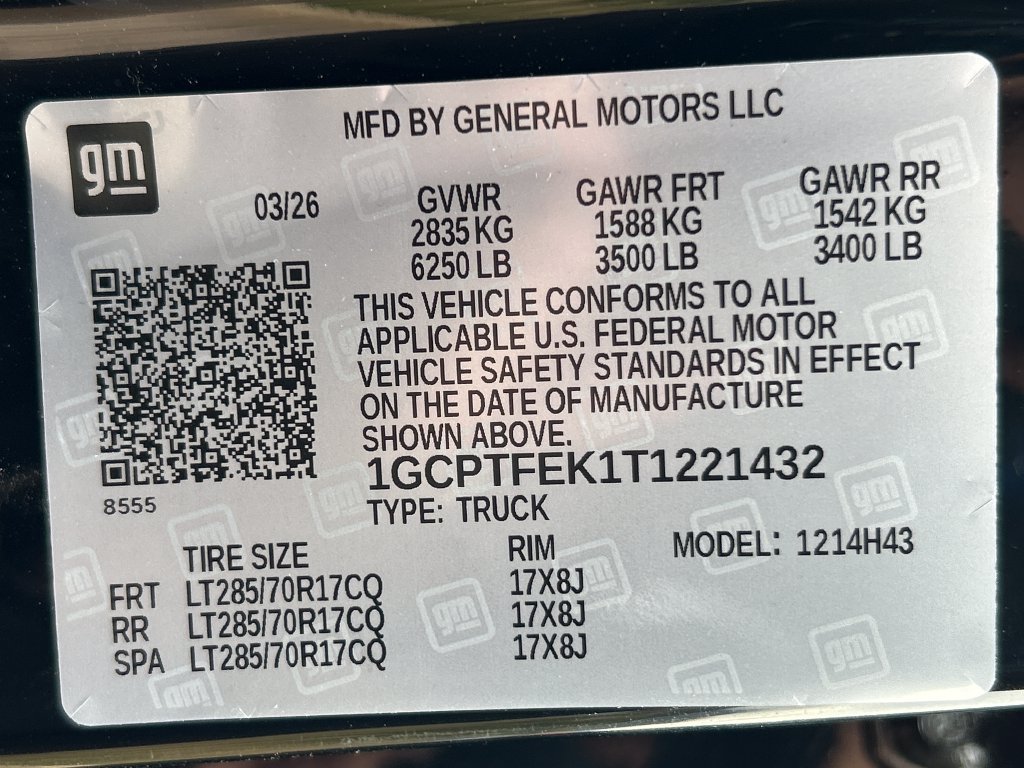 New 2026 Chevrolet Colorado ZR2 w/ Technology Package AWD/4WD image 35