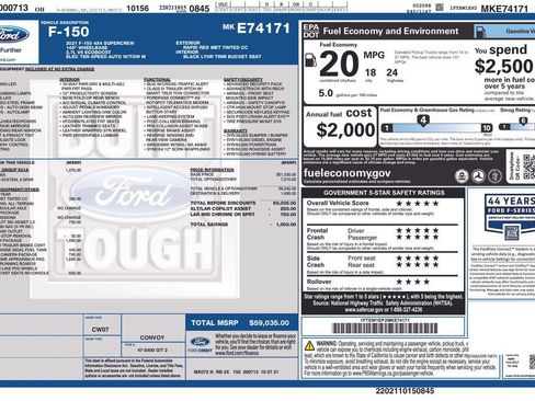 Used 2021 Ford F150 Lariat AWD/4WD image 8