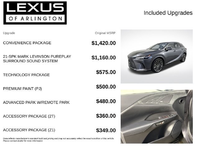 Certified 2026 Lexus RX 450h AWD w/ Convenience Package image 4