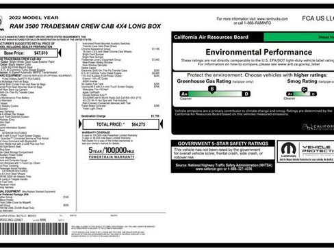 Used 2022 RAM 3500 Tradesman image 53