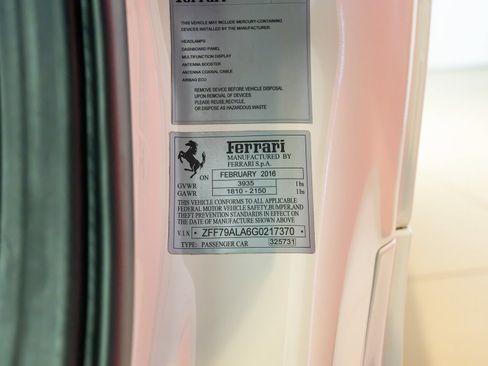Certified 2016 Ferrari 488 GTB RWD image 26