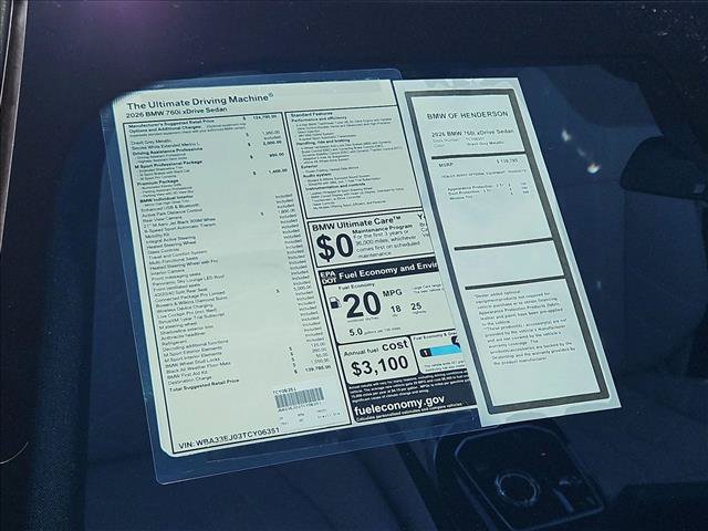 New 2026 BMW 760i xDrive AWD/4WD image 18