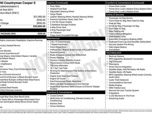 Used 2022 MINI Cooper Countryman S w/ Storage Package FWD image 6