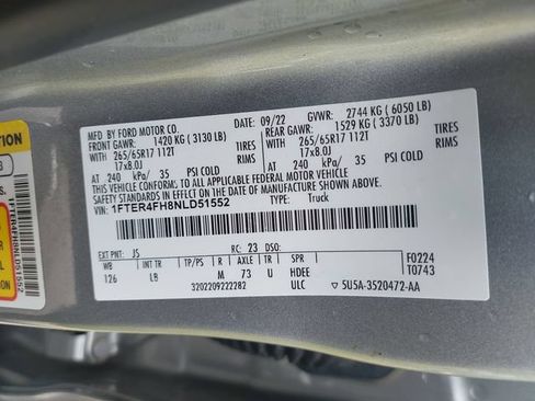 Used 2022 Ford Ranger XLT w/ Equipment Group 301A Mid AWD/4WD image 32