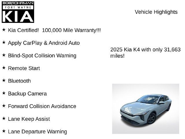 Used 2025 Kia K4 FWD image 7