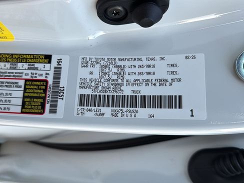 New 2026 Toyota Tundra SR5 AWD/4WD image 29