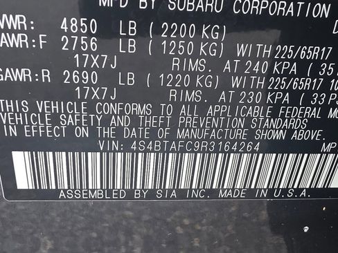 Certified 2024 Subaru Outback Premium image 35