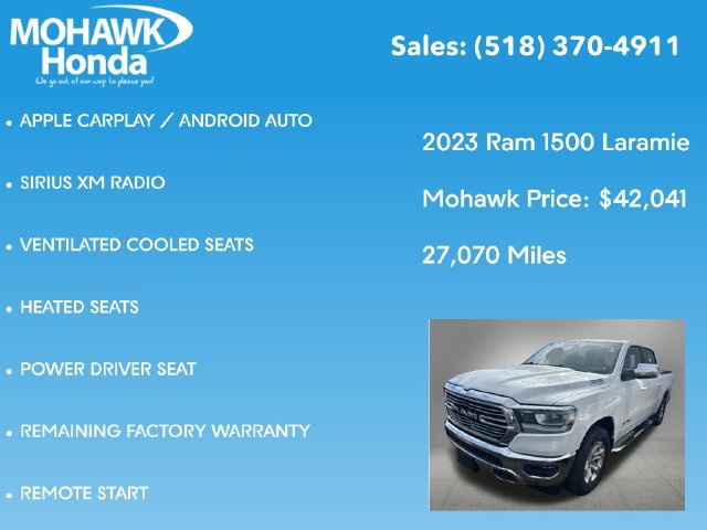 Used 2023 RAM 1500 Laramie AWD/4WD image 9