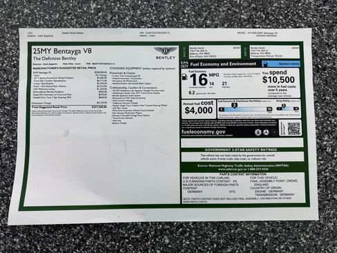 New 2025 Bentley Bentayga image 50
