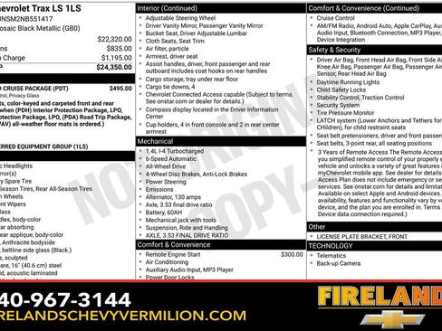 Certified 2022 Chevrolet Trax LS w/ Tint and Cruise Package image 2