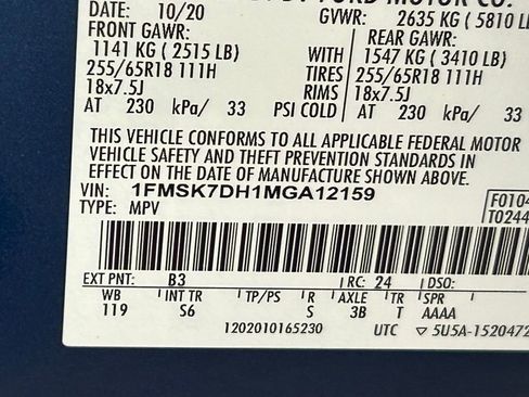 Used 2021 Ford Explorer XLT w/ Equipment Group 202A image 51