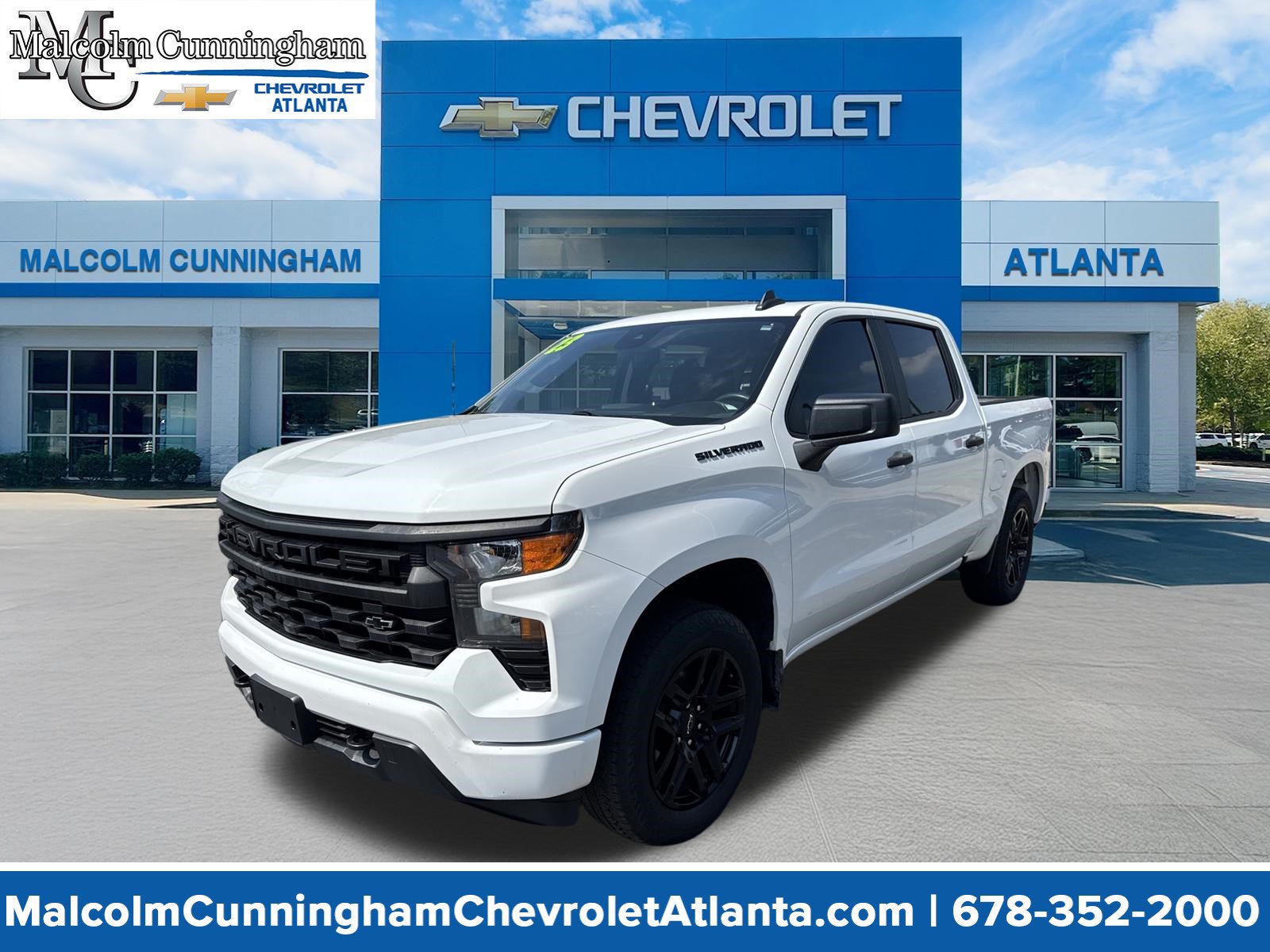 Used 2023 Chevrolet Silverado 1500 Custom w/ LPO, Dark Essentials Package RWD image 1
