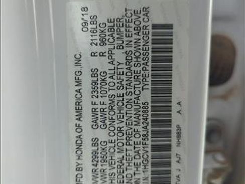 Used 2018 Honda Accord EX-L image 28