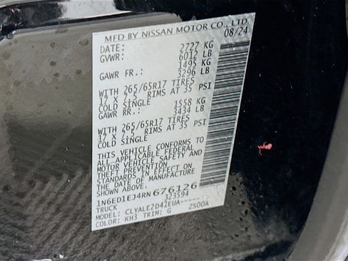 Used 2024 Nissan Frontier SL image 12