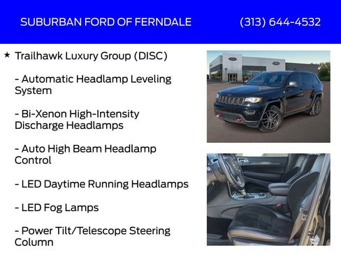 Used 2017 Jeep Grand Cherokee Trailhawk w/ Trailhawk Luxury Group image 9