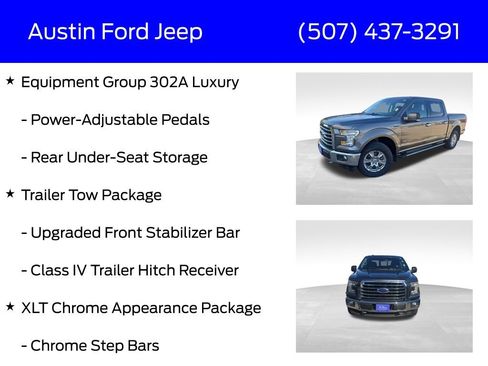 Certified 2017 Ford F150 XLT w/ Equipment Group 302A Luxury image 30