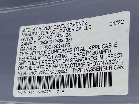 Used 2022 Honda Accord Sport image 36