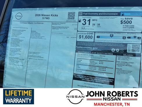 New 2026 Nissan Kicks S image 19