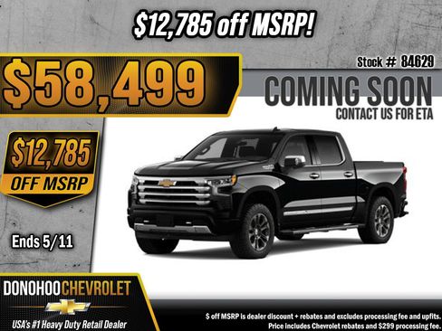 New 2026 Chevrolet Silverado 1500 High Country AWD/4WD image 1