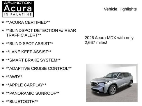 Certified 2026 Acura MDX SH-AWD image 7