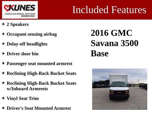 Used 2016 GMC Savana 3500 image 3