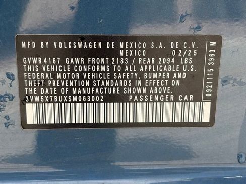 Used 2025 Volkswagen Jetta S FWD image 21