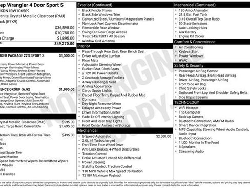 Used 2024 Jeep Wrangler Unlimited Sport AWD/4WD image 27