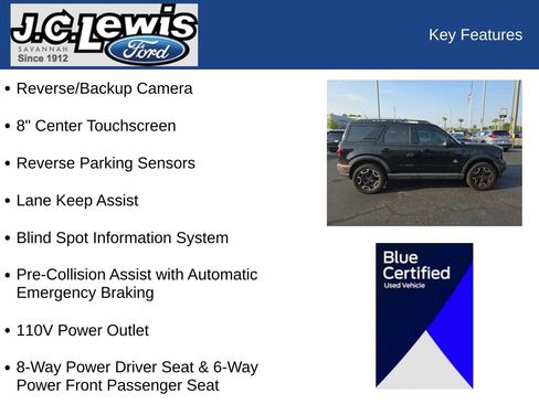Used 2021 Ford Bronco Sport Outer Banks AWD/4WD image 14