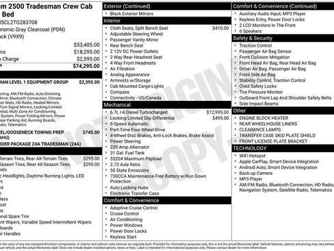 New 2026 RAM 2500 Tradesman AWD/4WD image 24