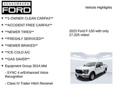 Used 2023 Ford F150 XLT w/ Equipment Group 301A Mid AWD/4WD image 8