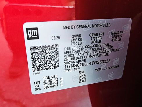 New 2026 Chevrolet Suburban High Country w/ Sun And Tow Package image 24